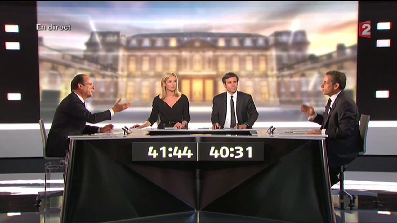 Hollande-Sarkozy: un débat de petites phrases et de passes d'armes