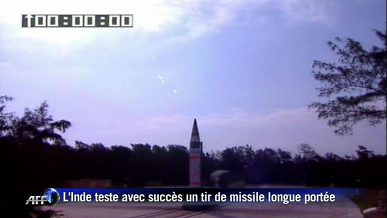 L'Inde a testé un tir de missile à longue portée