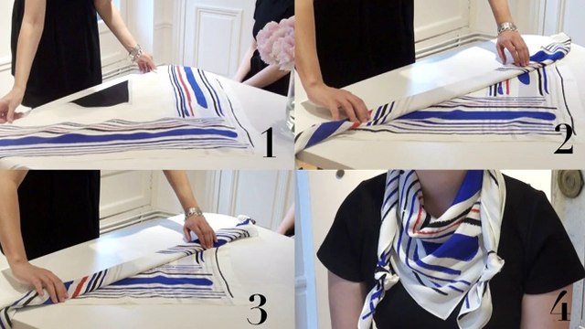 Styles : comment nouer son foulard en cascade ?