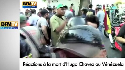 Réactions au Vénézuela après la mort de Chavez