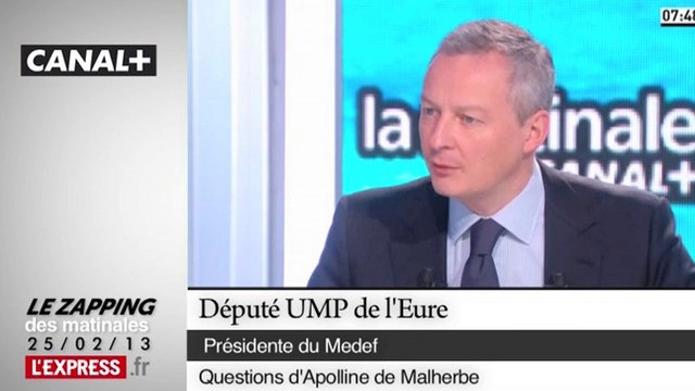 Réforme scolaire : Peillon est un récidiviste de la gaffe selon Bruno Le Maire