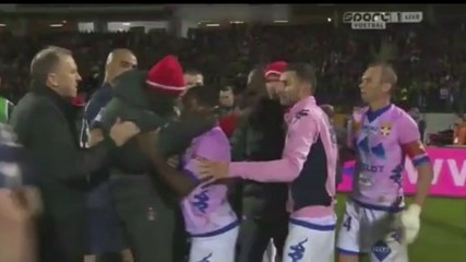 Tensions à l'issue du match PSG-Evian