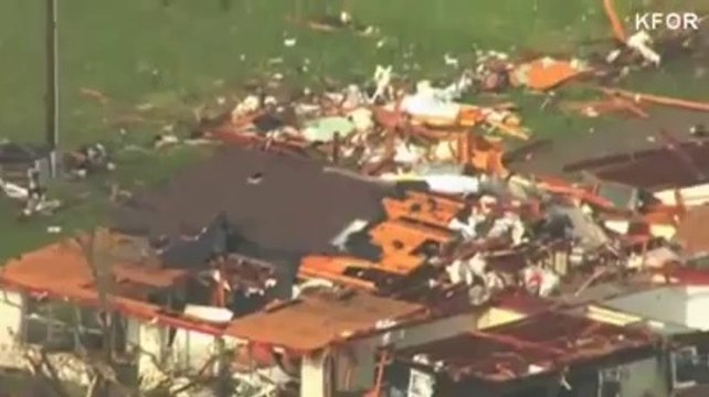 Les images des dégâts de la Tornade dans l'Oklahoma