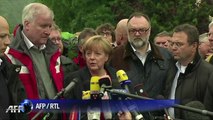 Allemagne: Angela Merkel vient en aide aux victimes des inondations