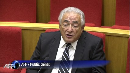 DSK auditionné au Sénat