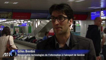 Genève: un robot guide les passagers à l'aéroport