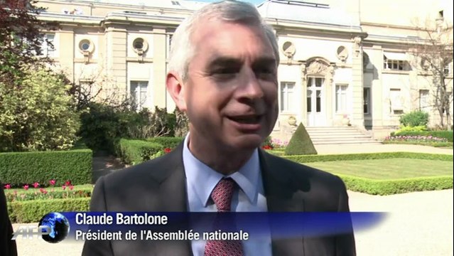 Trois ruches sur le toit de l'Assemblée nationale