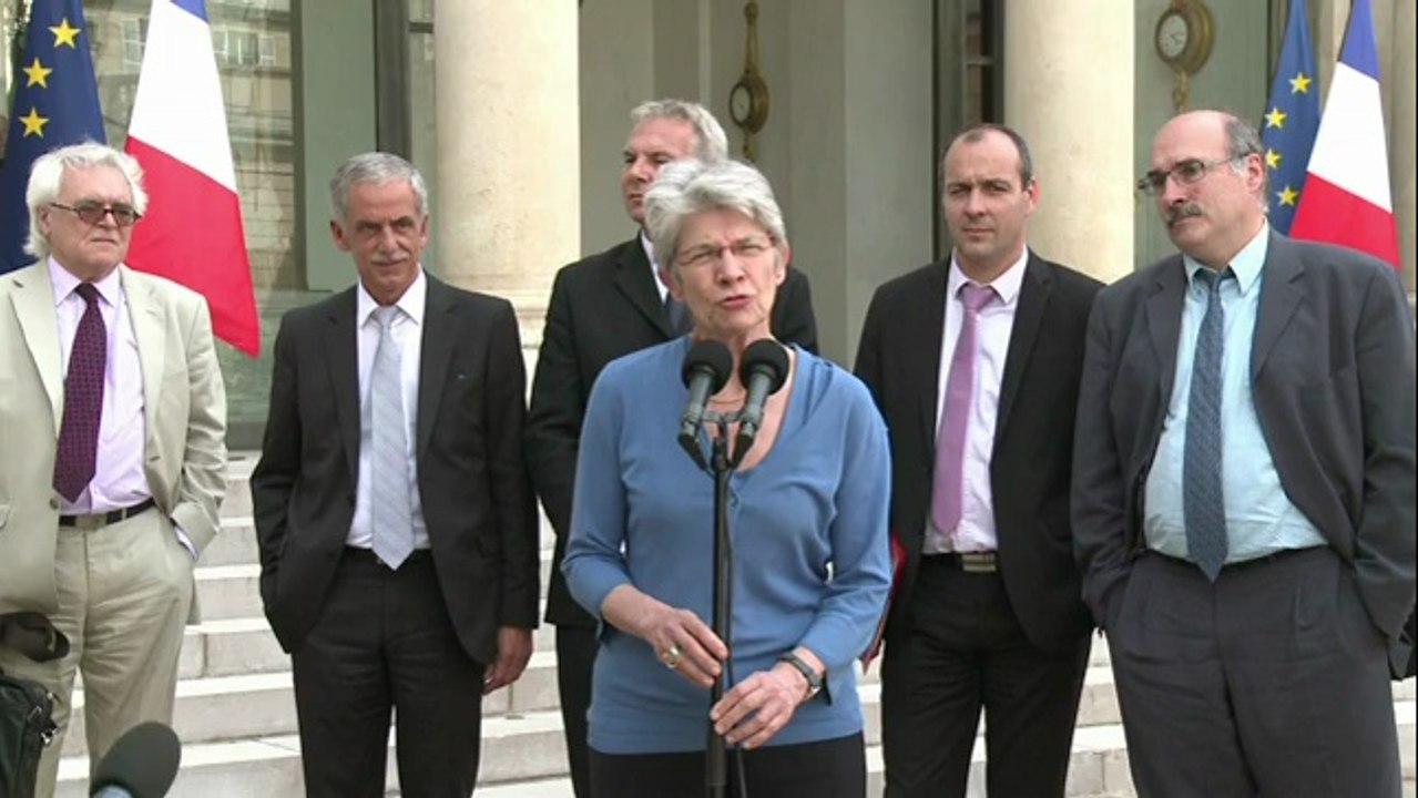 Les leaders des grands syndicats reçus à l'Elysée