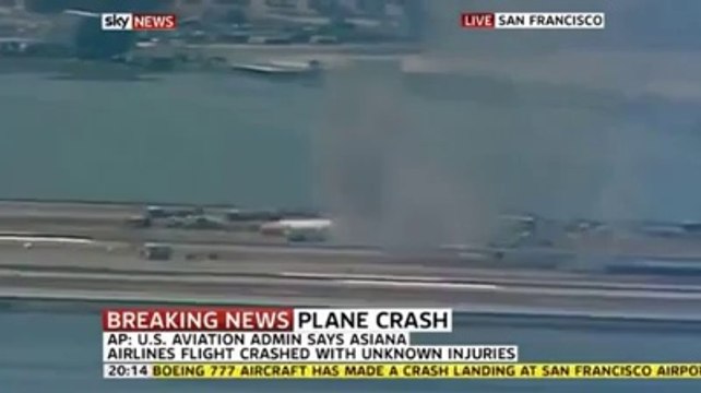 San Francisco Plane crash Boeing 777
