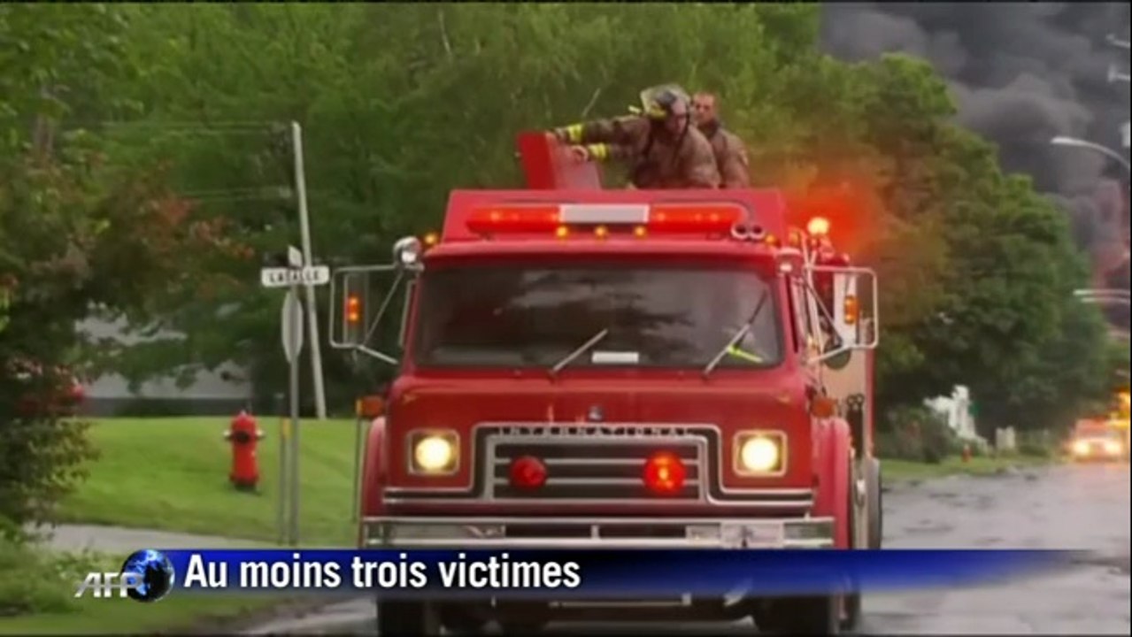 Accident de train au Canada