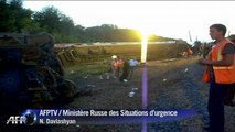 Accident de train en Russie