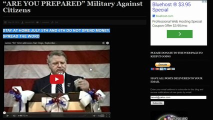 STAY AT HOME JULY 5TH AND 6TH DO NOT SPEND MONEY.