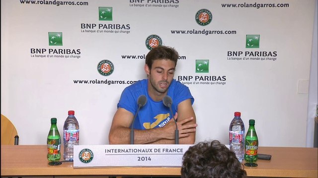 Roland Garros - Granollers, tras ganar a Klizan