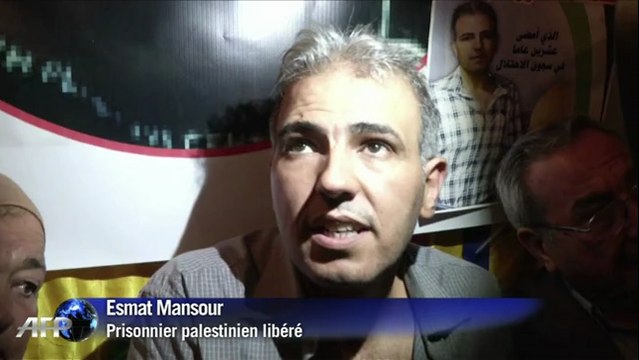 Palestine: scène de liesse suite à la libération de prisonniers par Israël