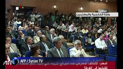 Damas estime qu'une intervention occidentale en Syrie servirait les intérêts d'Israël