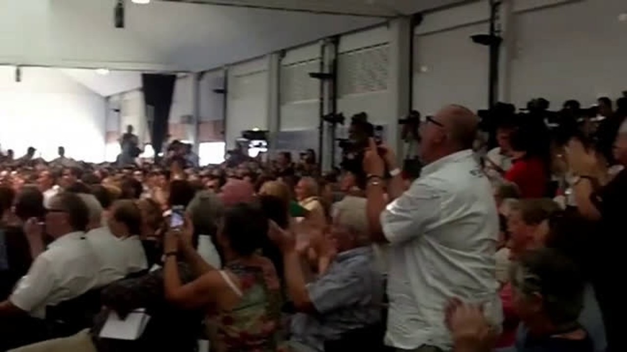 Standing ovation pour Ségolène Royal à l'université dété du PS