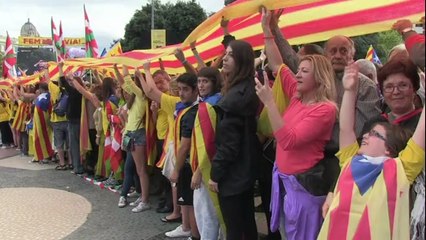 Une chaîne humaine de 400 km pour l'indépendance de la Catalogne