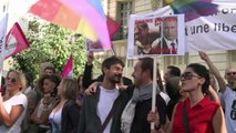 Manifestation contre l'homophobie de la Russie