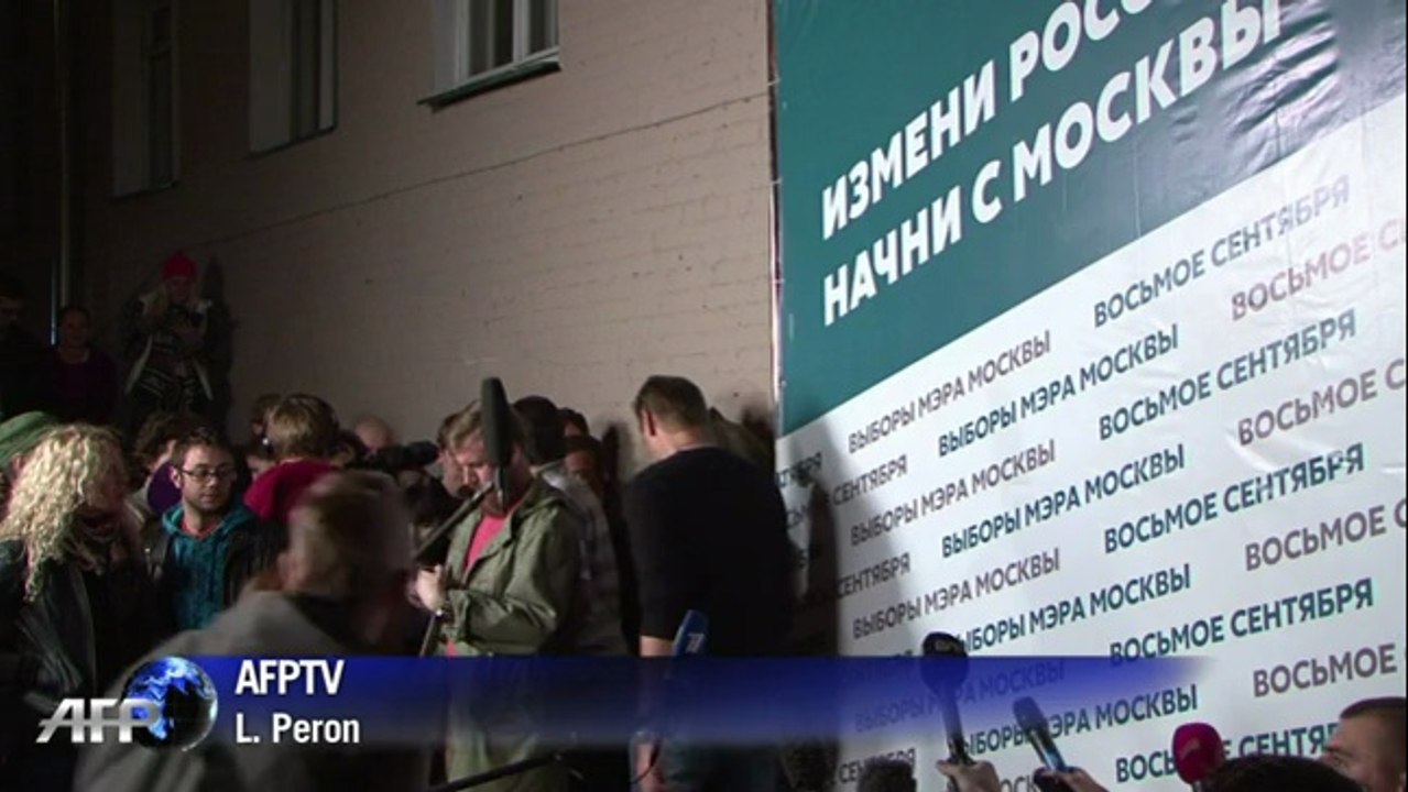 Alexeï Navalny conteste la victoire du maire sortant à Moscou