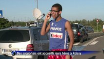 Basket: les Bleus champions d'Europe de retour en France