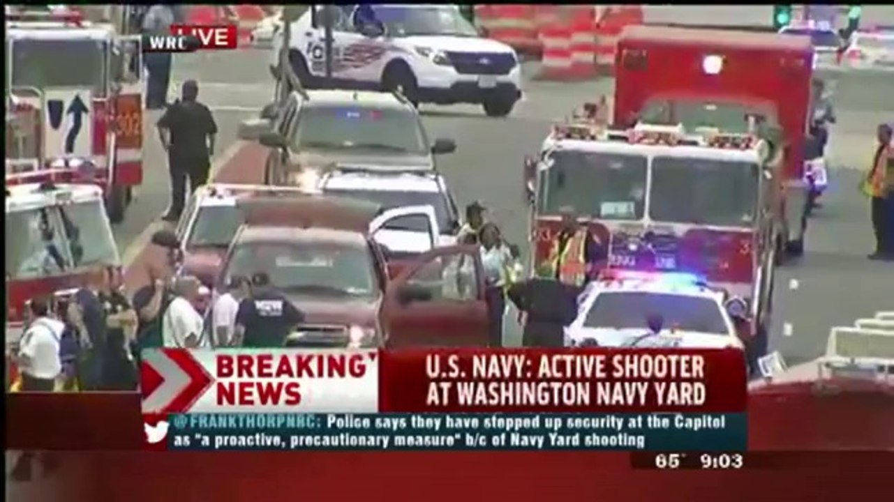 Gunman Opens Fire At Navy Yard