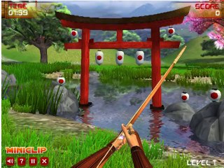 3d ok ile hedef vurma oyunu