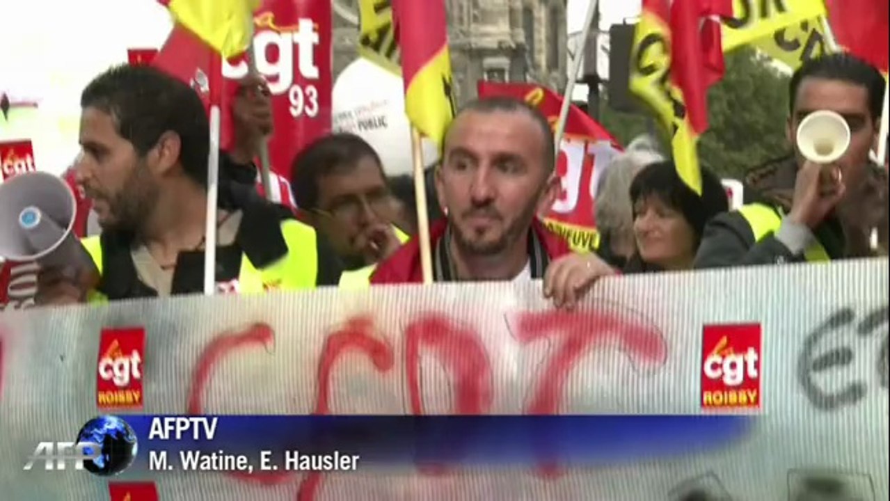 Réforme des retraites: une manifestation à Paris se dirige vers l'Assemblée nationale