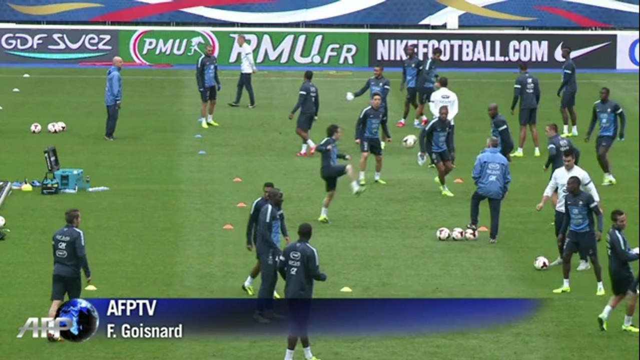 France-Finlande: les derniers préparatifs avant le match