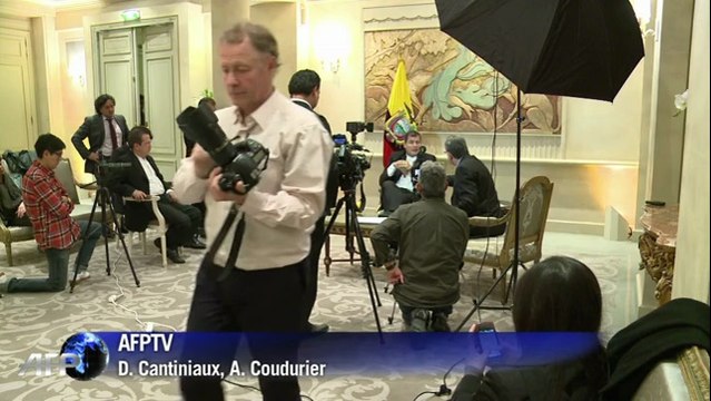 Le président de l'Equateur revient sur l'affaire Assange