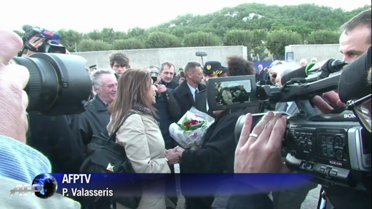 Christiane Taubira pose la première pierre des “Baumettes 2”