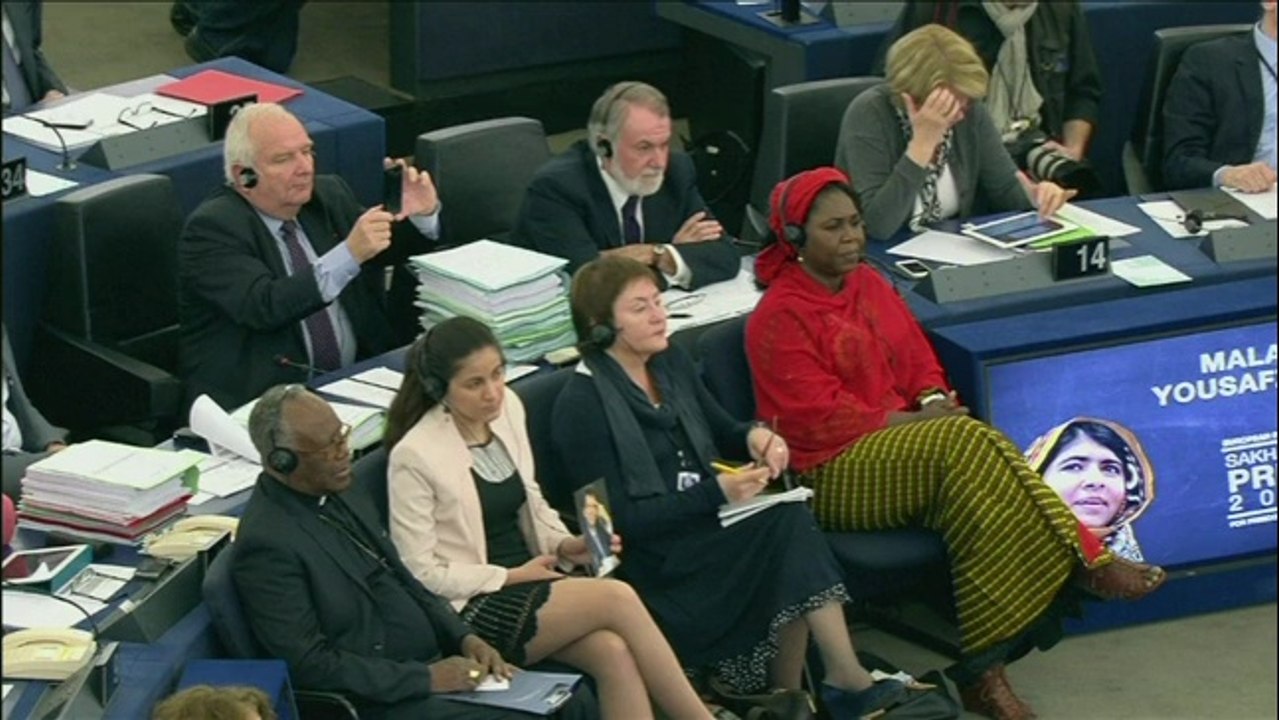 Malala reçoit le prix Sakharov pour les droits de l'Homme