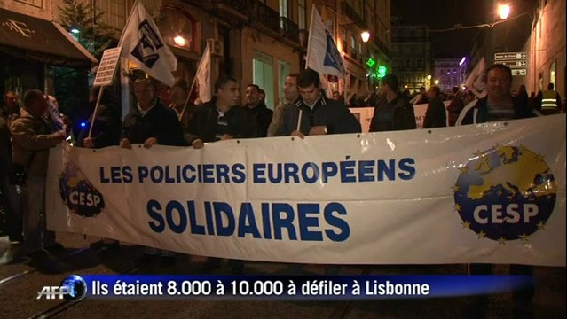 Portugal : des milliers de policiers dans la rue