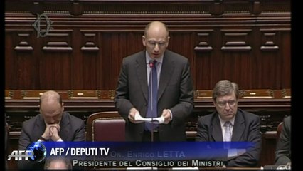 Italie: Letta promet de sauver le pays de la crise