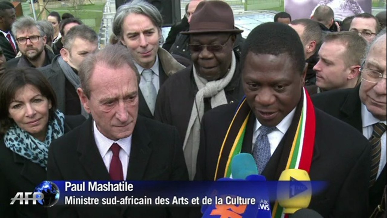 Un jardin Nelson Mandela inauguré à Paris