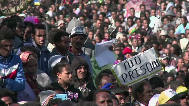 Une manifestation des demandeurs d'asile africains contre la politique d'immigration d'Israël