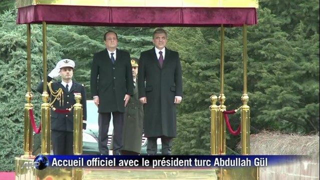 François Hollande est arrivé en Turquie