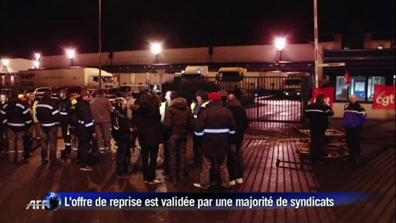 Mory-Ducros: le blocage du site d'Arthenay levé dans la nuit