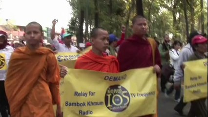 Cambodge: la police disperse une nouvelle manifestation