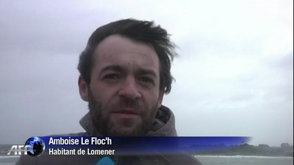 La côte Atlantique frappée par le vent