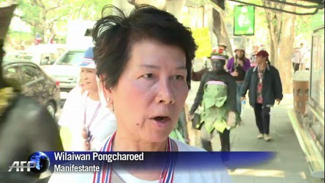 Bangkok: les manifestants veulent faire tomber le gouvernement