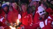 Jeux olympiques: le retour des médaillés au Grand-Bornand