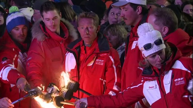 Jeux olympiques: le retour des médaillés au Grand-Bornand