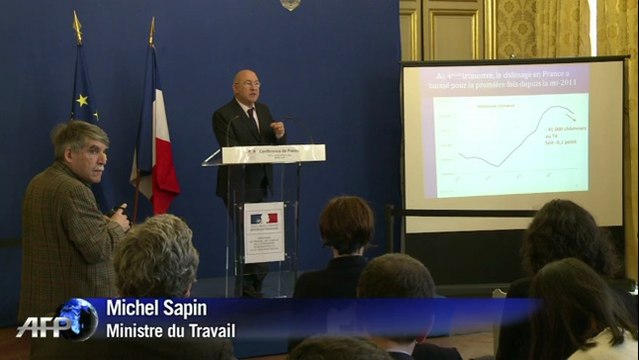 Chômage: l'engagement de Hollande respecté selon Michel Sapin