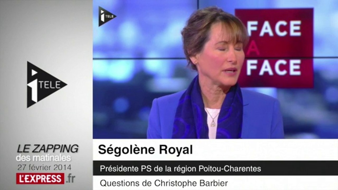 "Affaire Copé": "Des règlements de comptes entre amis à l'UMP", pour Ségolène Royal