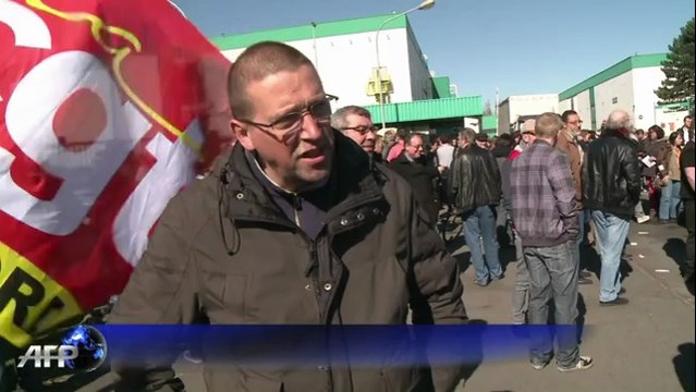 Les salariés de La redoute manifestent pour de meilleurs garanties du le plan social