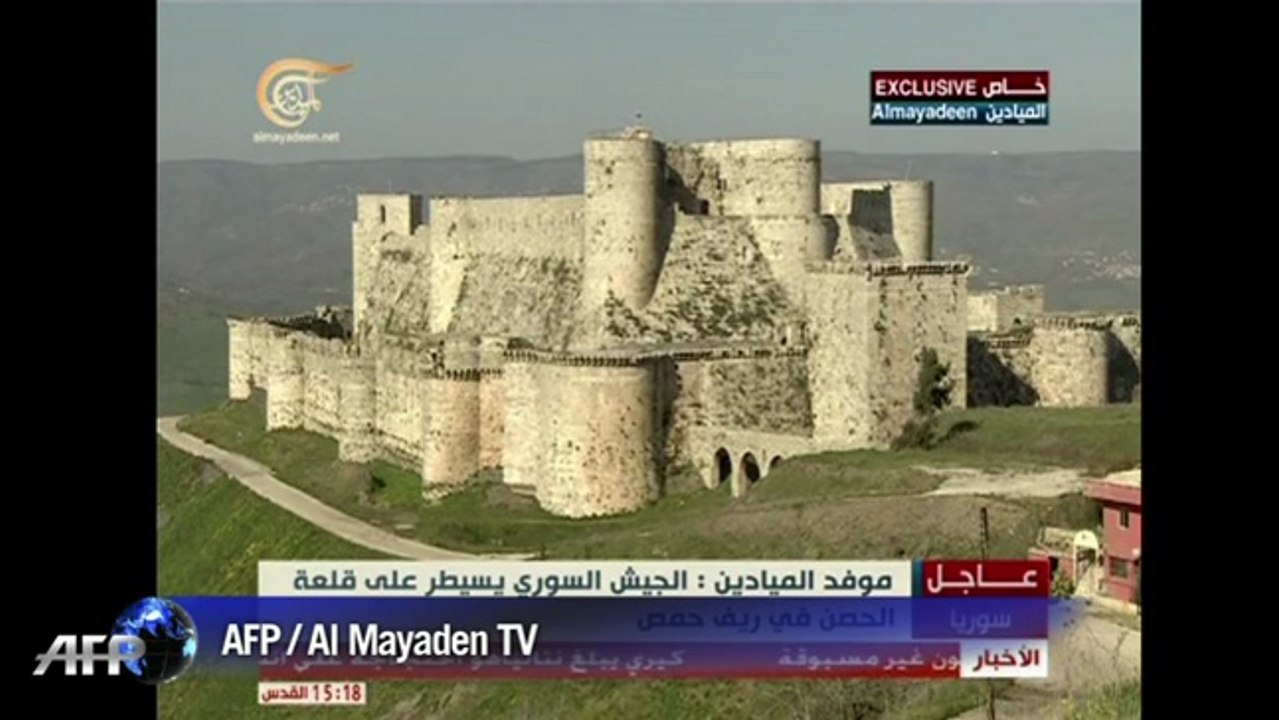 Syrie: les forces du régime sont entrées dans le Krak des Chevaliers