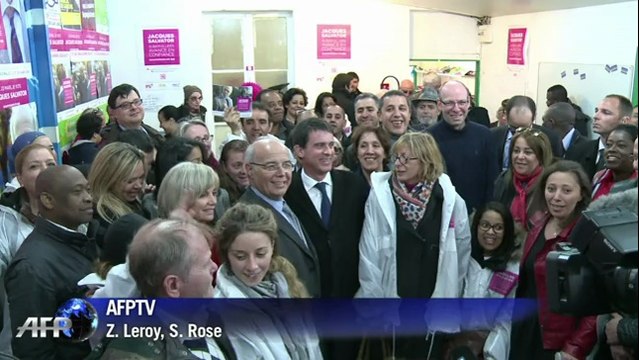 Municipales: Valls à Aubervilliers pour soutenir le candidat PS