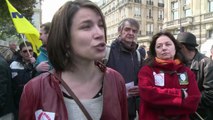 Accord Unédic: manifestation de chômeurs devant le siège du PS