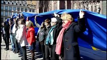 Le flashmob d'EELV pour lancer la campagne des Européennes