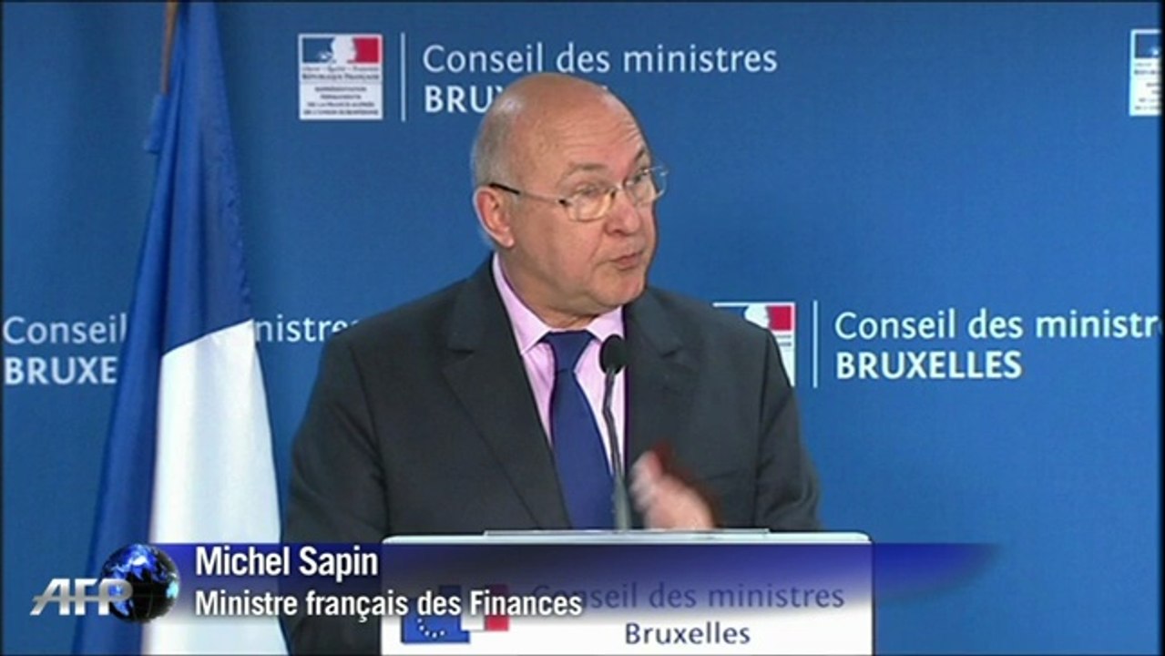 Taxe sur les transactions financières: "un pas décisif" franchi pour Michel Sapin